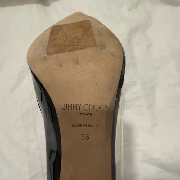 Jimmy Choo Black Women's Heels sz 38 - Picture 5 of 5